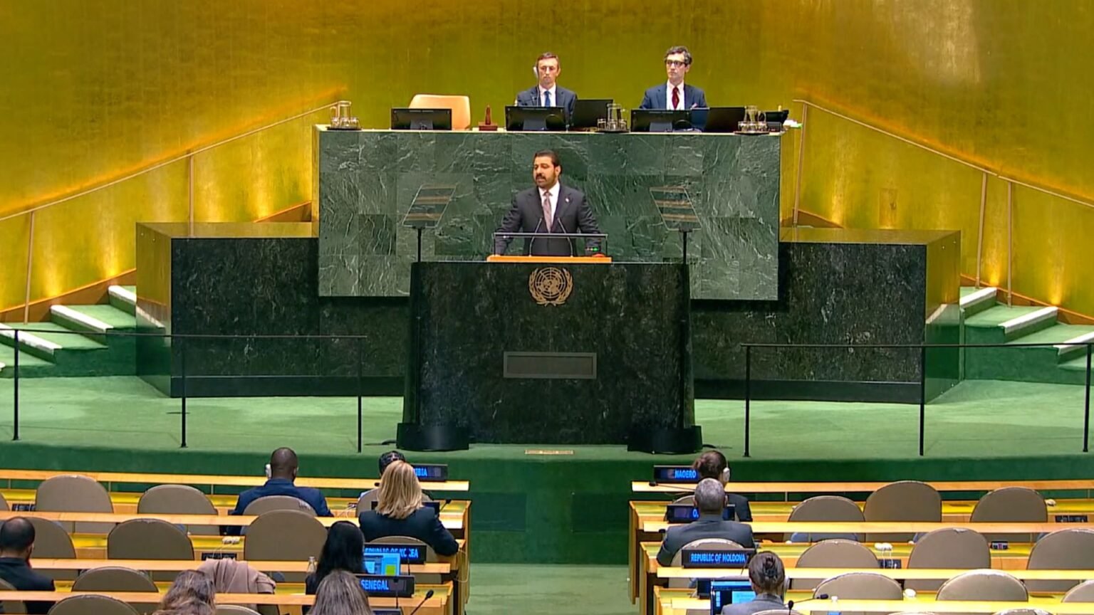 Iraq calls for a ‘sovereign Palestinian state’ at UNGA