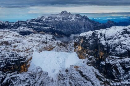 The treasured 'eternal snow' on this tropical island is about to disappear forever