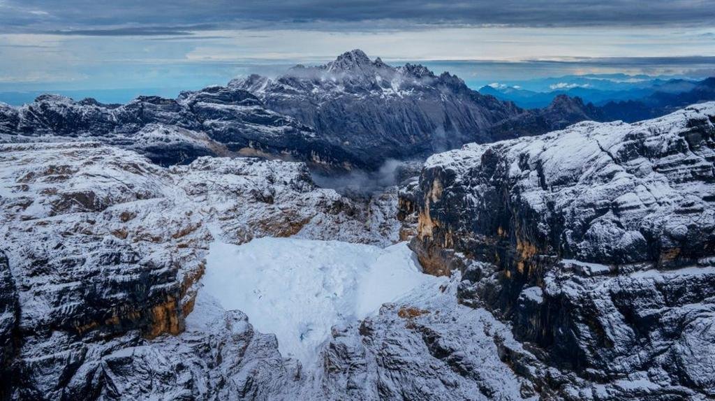 The treasured 'eternal snow' on this tropical island is about to disappear forever