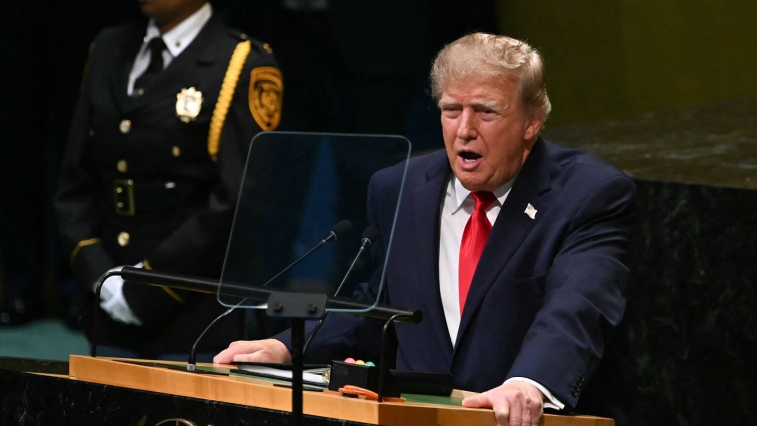 ‘Drive Them Into Hell’: Trump Makes Wild Threats in Chaotic UN Speech
