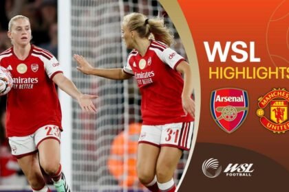 Arsenal score last-minute equaliser to deny Man Utd first WSL win
