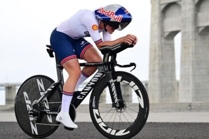 Wales' Backstedt wins world time-trial silver
