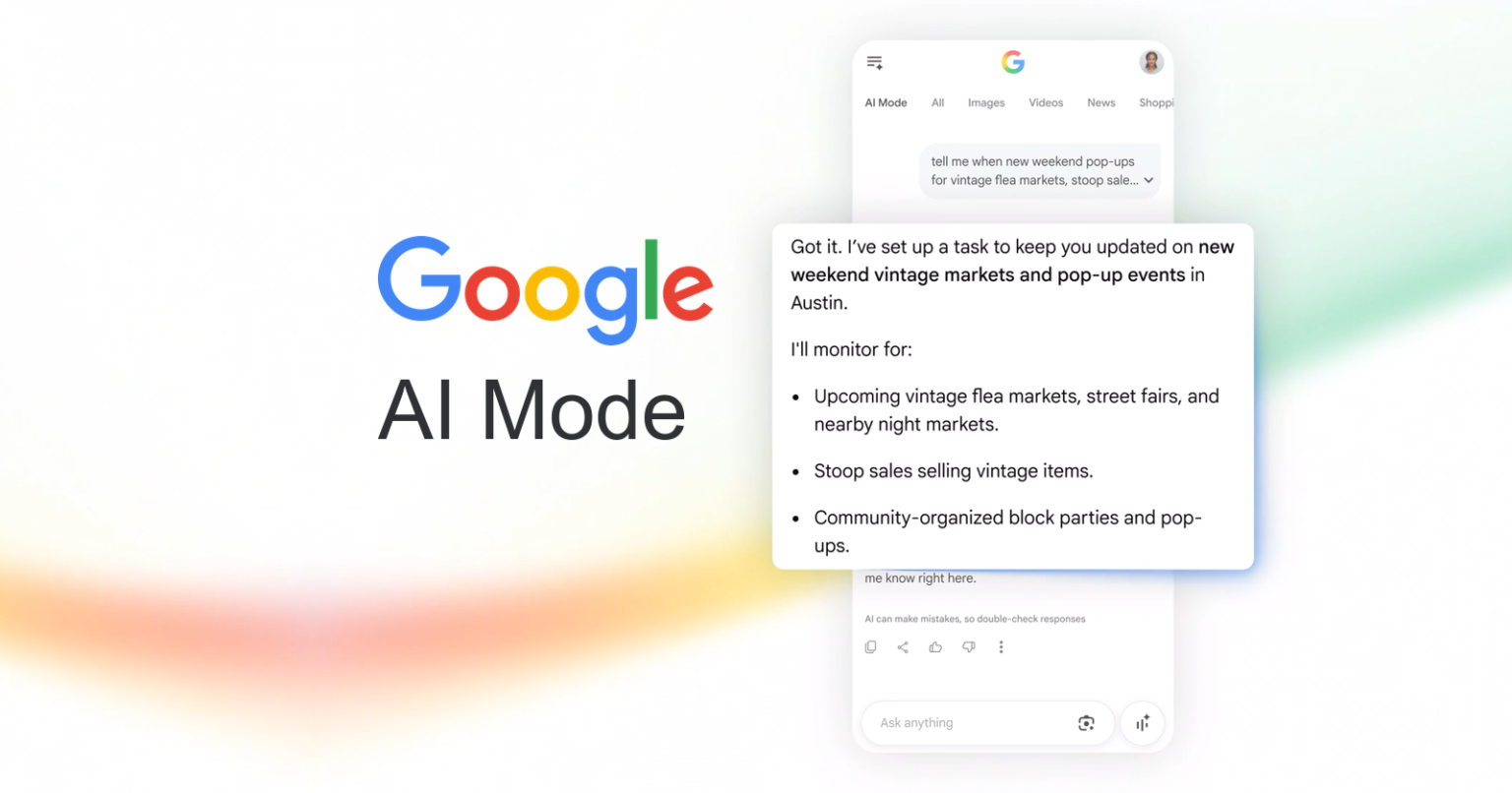 Google Rolls Out AI Mode Info Monitoring To All Users Globally via @sejournal, @MattGSouthern