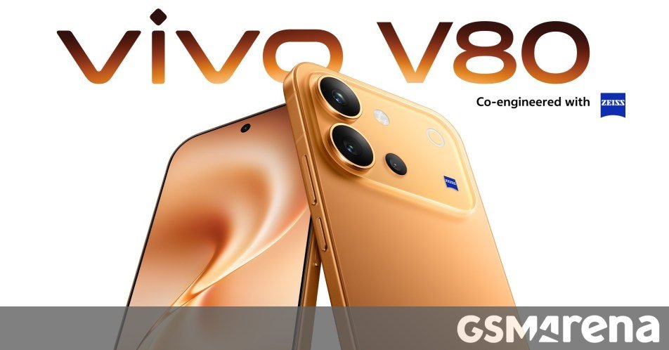 vivo V80's key specs, colors, and launch date revealed