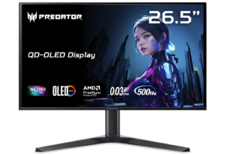 Acer Predator QD-OLED monitor now 36% off — 500 Hz refresh rate and True Black 500 certification slashed to $509.99