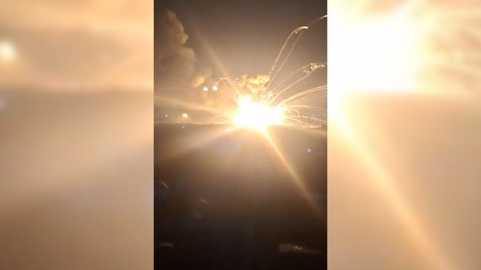 Massive explosions at Syrian army weapons depot near Aleppo
