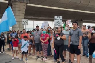 Protests in Texas after ICE agent shoots Venezuelan man