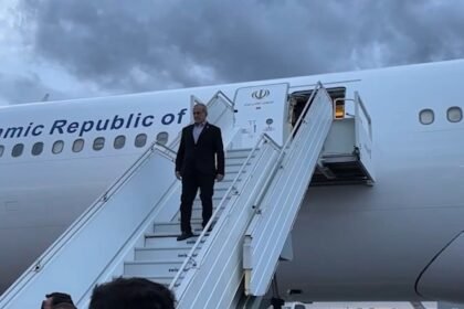 Iranian President Masoud Pezeshkian arrives in New York for UNGA