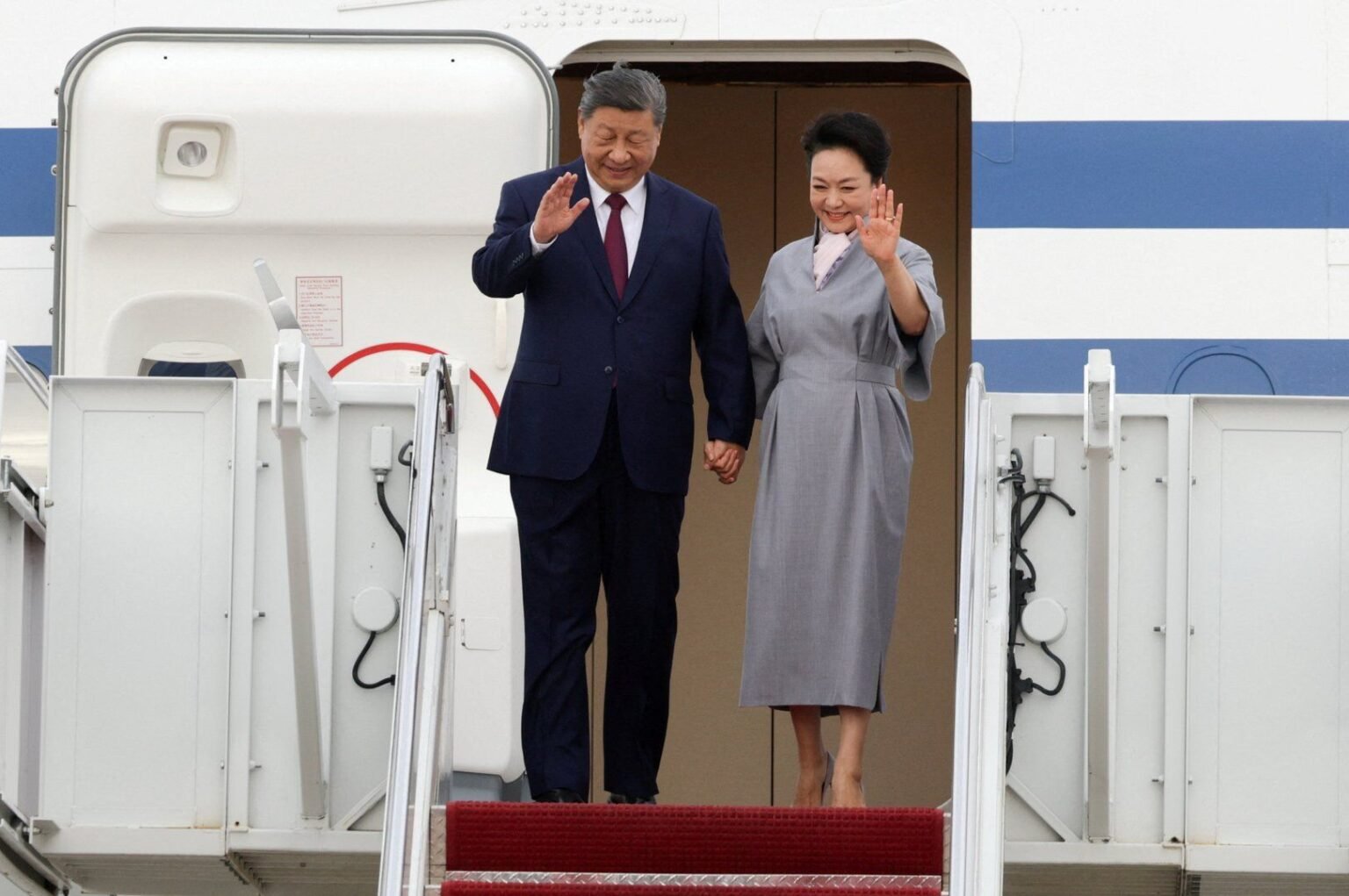 China’s Xi arrives to Trump welcome on state visit