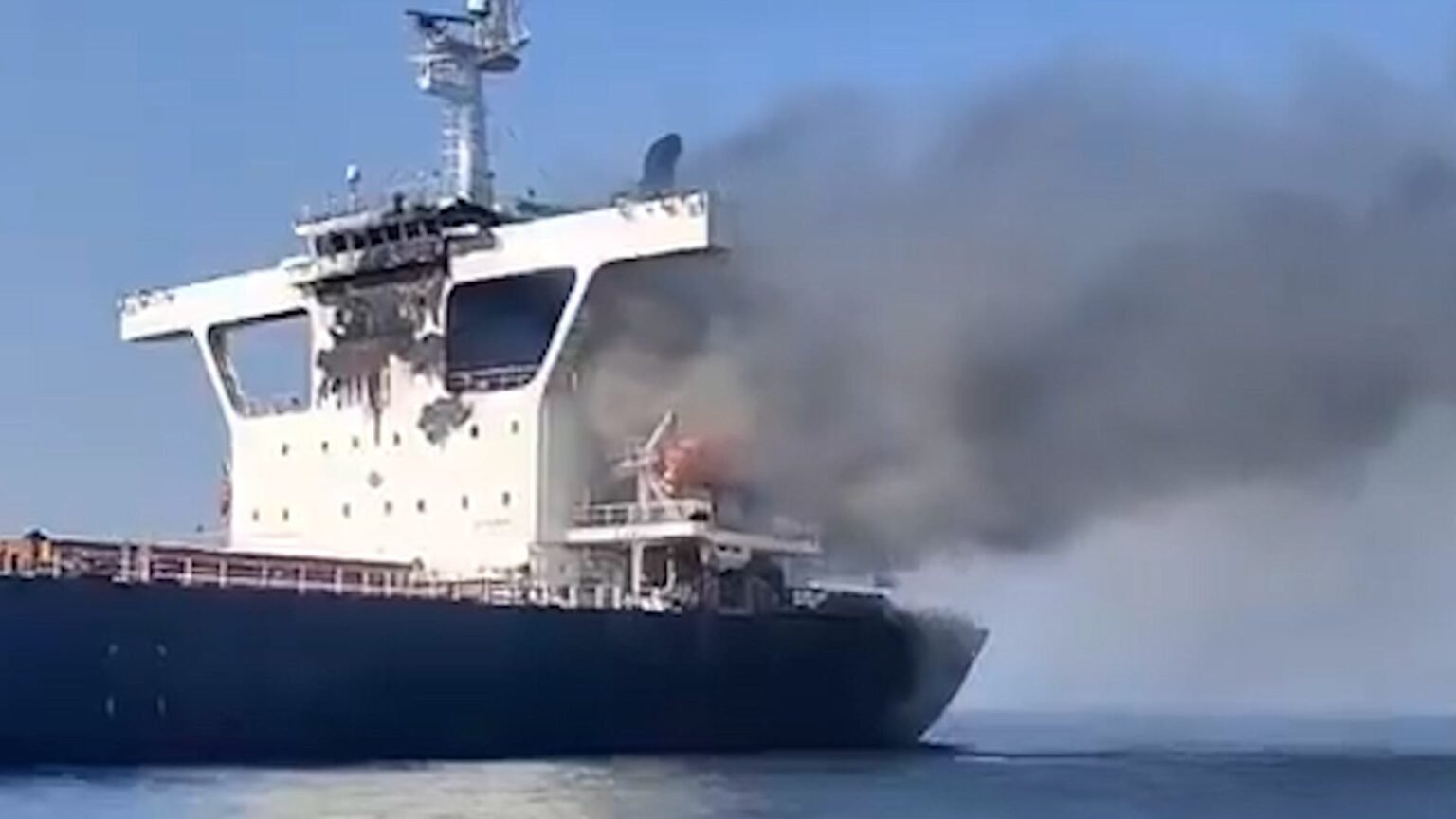 Deadly attack on Indian cargo ship off coast of Oman