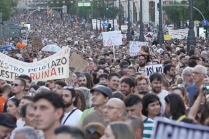 Thousands protest in Madrid against Spain’s housing crisis