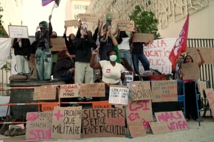 French students clash with police as protests over education cuts spread