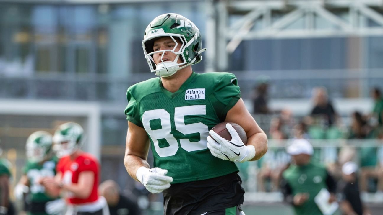 Jets' No. 1 TE Taylor (thumb) out vs. Lions