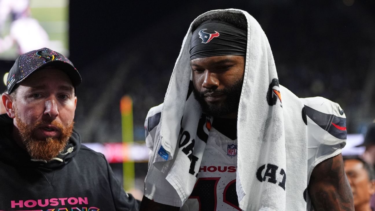 Texans WR Collins (hamstring) out vs. Bengals