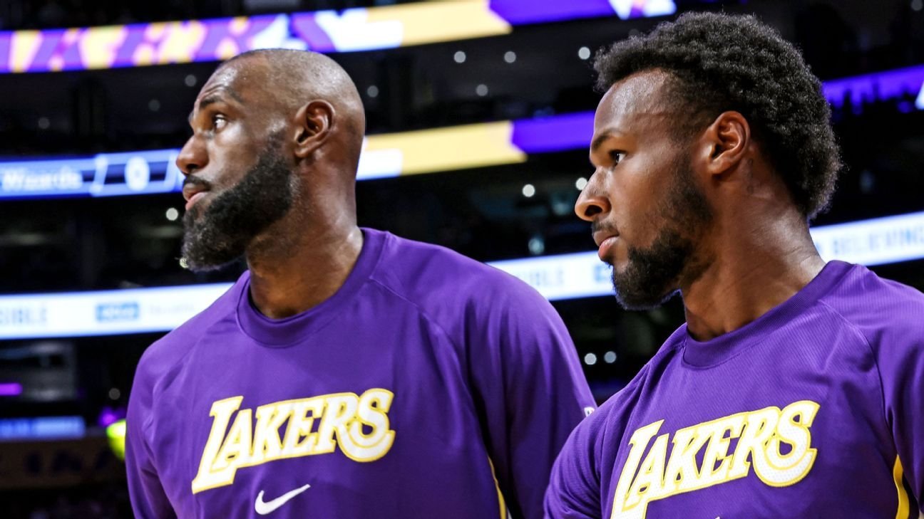 Bronny on LeBron's Lakers exit: 'He's got his own path'