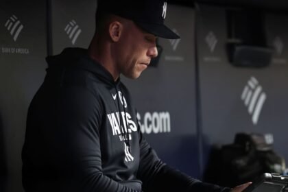 Judge won't play ALWCS vs. Red Sox, but Stanton makes Yankees' roster