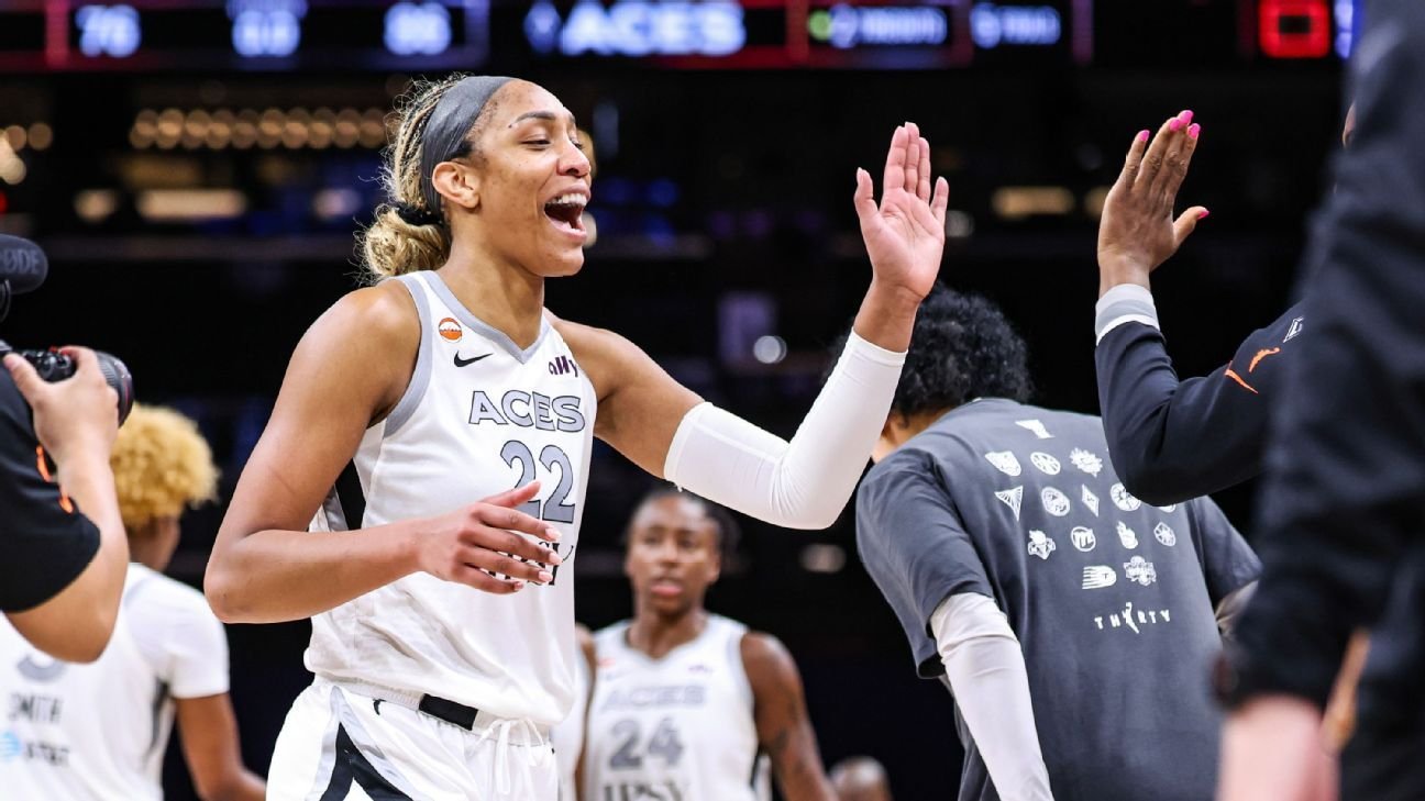 Wilson wins 3rd straight AP WNBA Player of the Year; Reese top defender