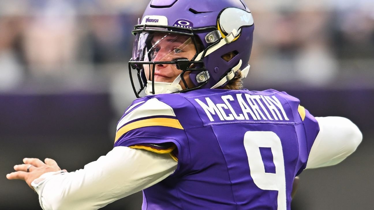 Sources: Giants acquire QB McCarthy from Vikings for 2027 pick