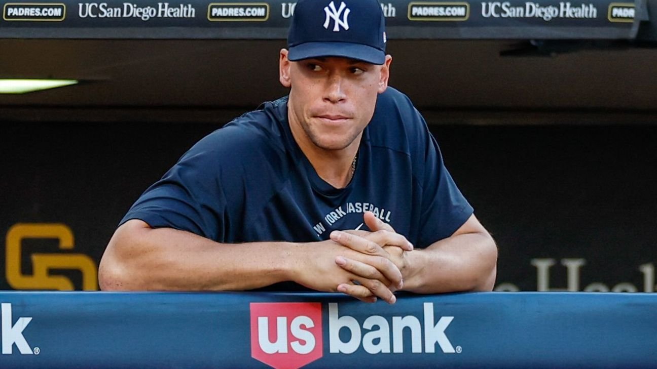 Yankees' Judge returning to injured list with calf strain