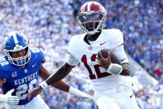 'He stays cool, calm': What we've seen from Alabama QB Keelon Russell through three games