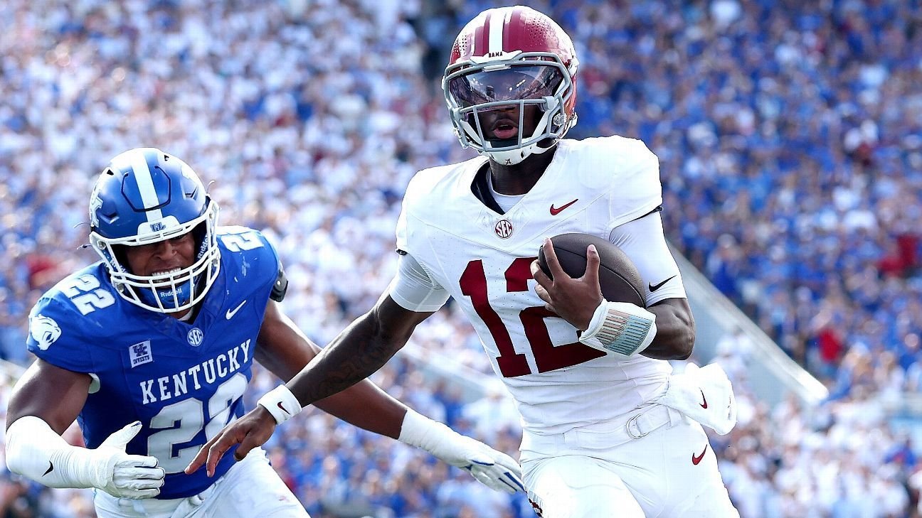 'He stays cool, calm': What we've seen from Alabama QB Keelon Russell through three games