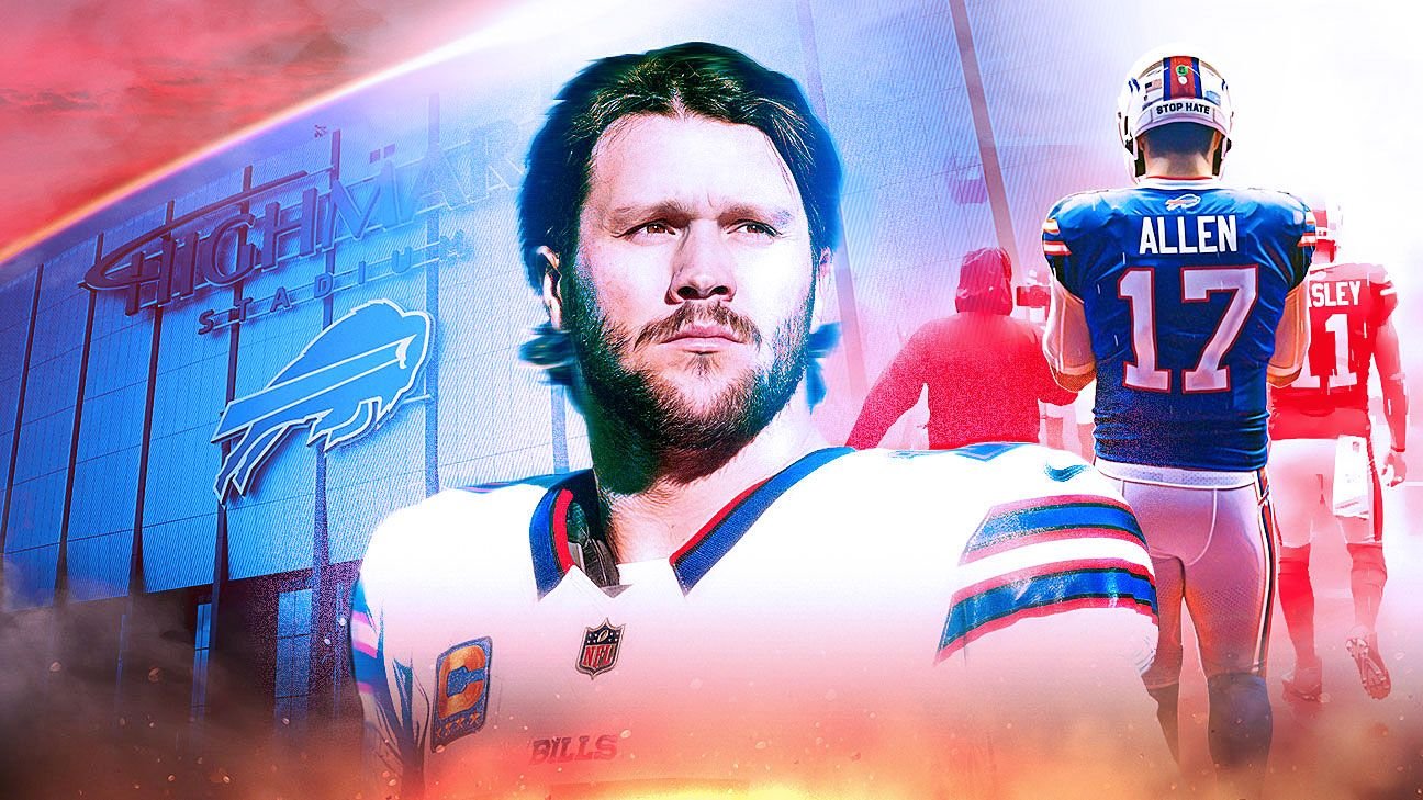 Josh Allen carries the ball, the jokes and the Buffalo Bills