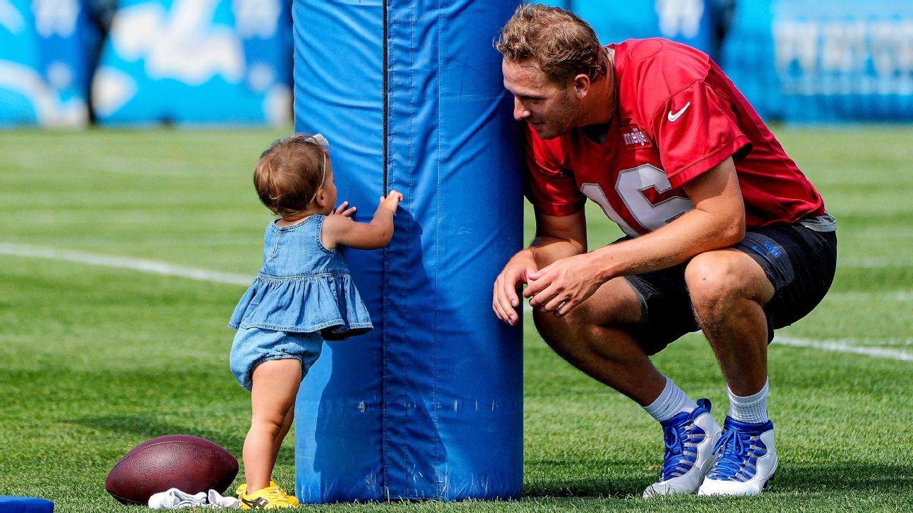 How fatherhood has changed Jared Goff