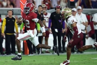 Bama racks up 615 yards to flip script on FSU in comeback win