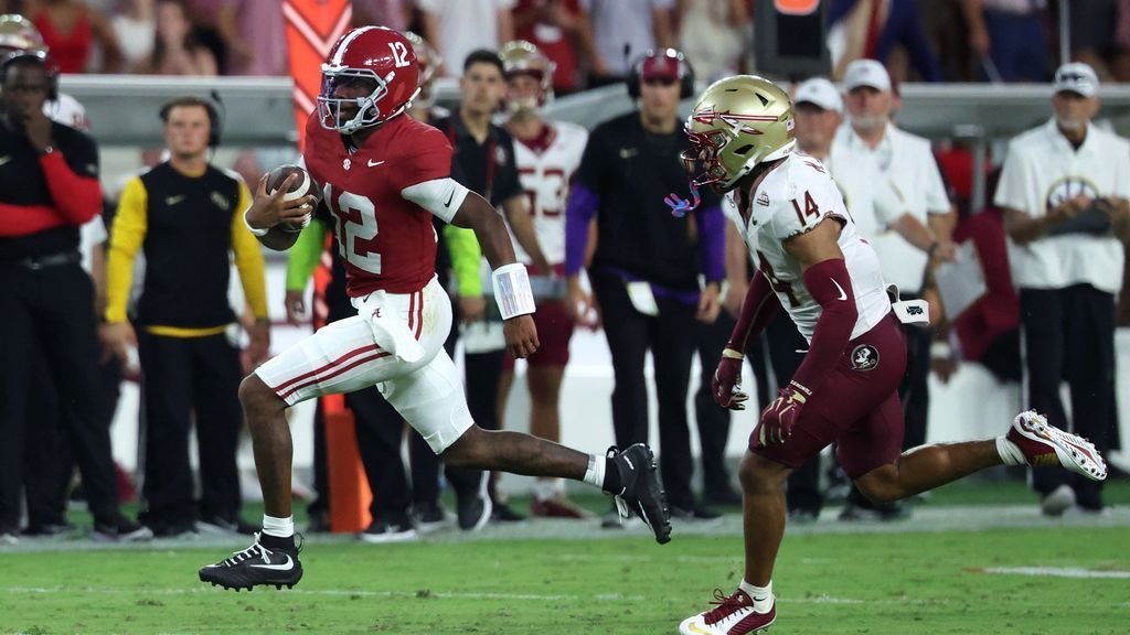 Bama racks up 615 yards to flip script on FSU in comeback win