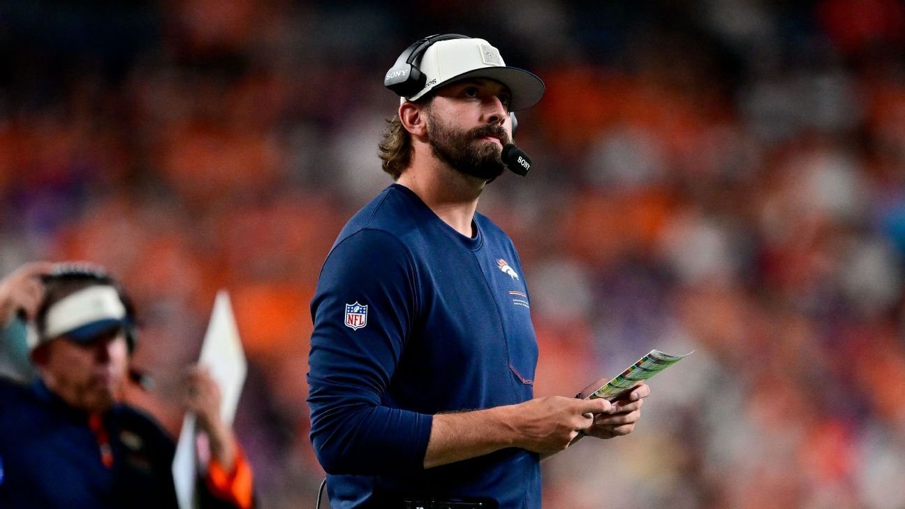 Broncos remain confident in OC Webb as playcaller despite Week 1 loss