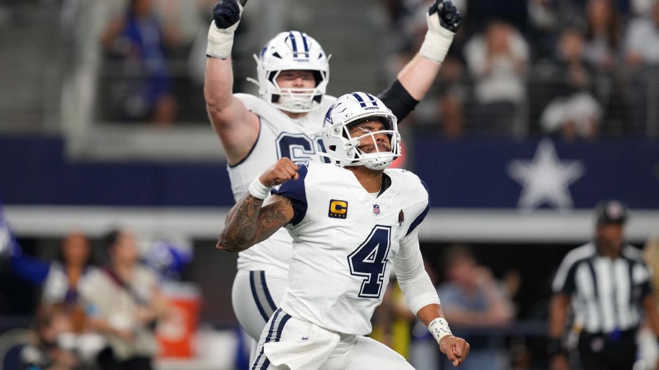 Dak breaks Romo's Cowboys passing TDs record