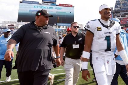 Hurts taunts Titans after Eagles win: Finished what you started