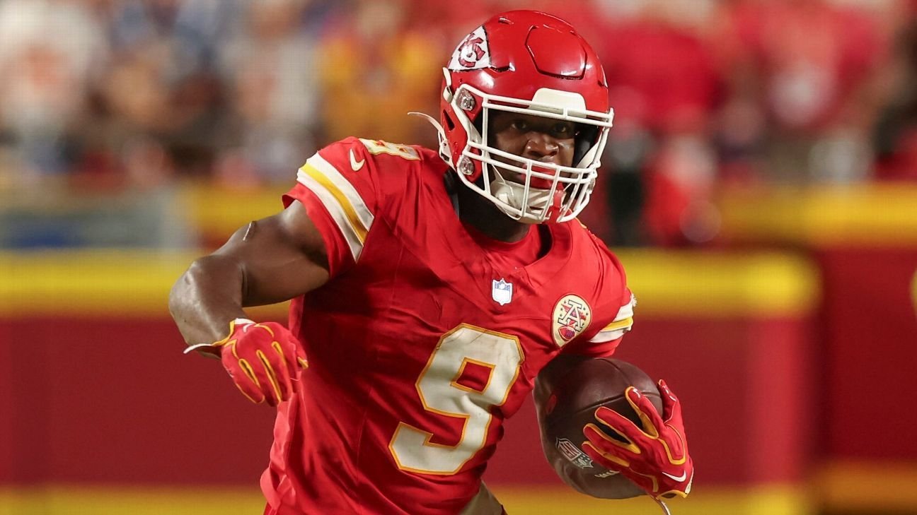 Chiefs aim to reduce RB Walker's workload 'a little bit'