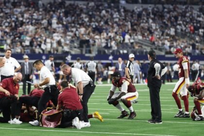 Commanders reject notion they abandoned injured Daniels: 'Stuff is nonsense'