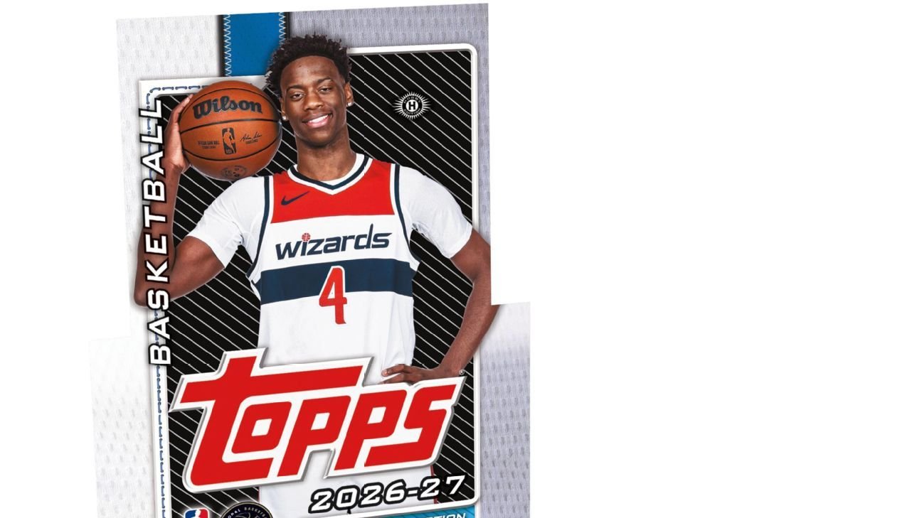 Wizards' No. 1 pick AJ Dybantsa named cover athlete of 2026 Topps Flagship Basketball