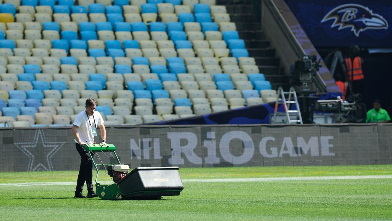 Rio field gets final touches, 'no need to worry' NFL says
