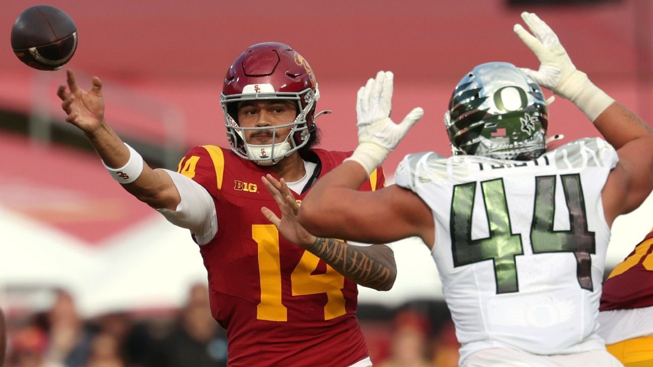 Follow live: USC and Oregon battling in clash of ranked Big Ten teams