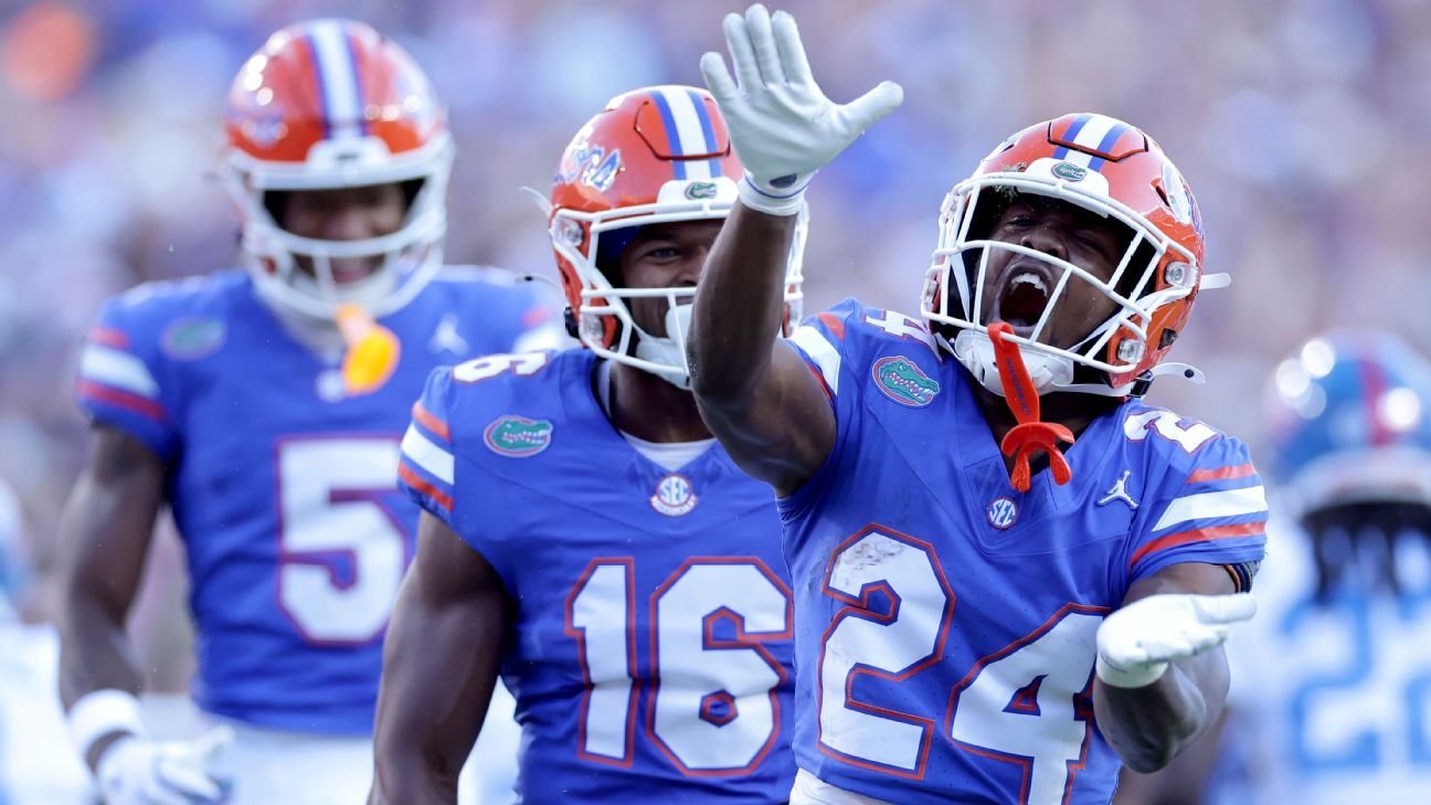 Projecting the CFP top 12 after Week 4: Gators claw into contention