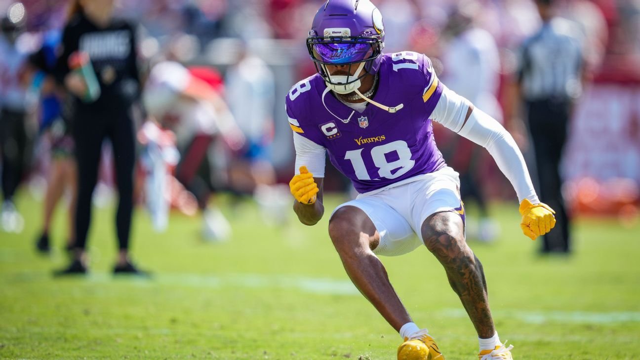 Sources: Vikes' Jefferson avoids serious injury, could play this week