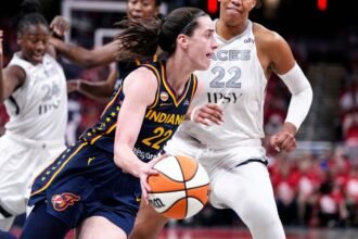 Clark's monster effort keeps Fever alive, helps force Game 3 vs. Aces