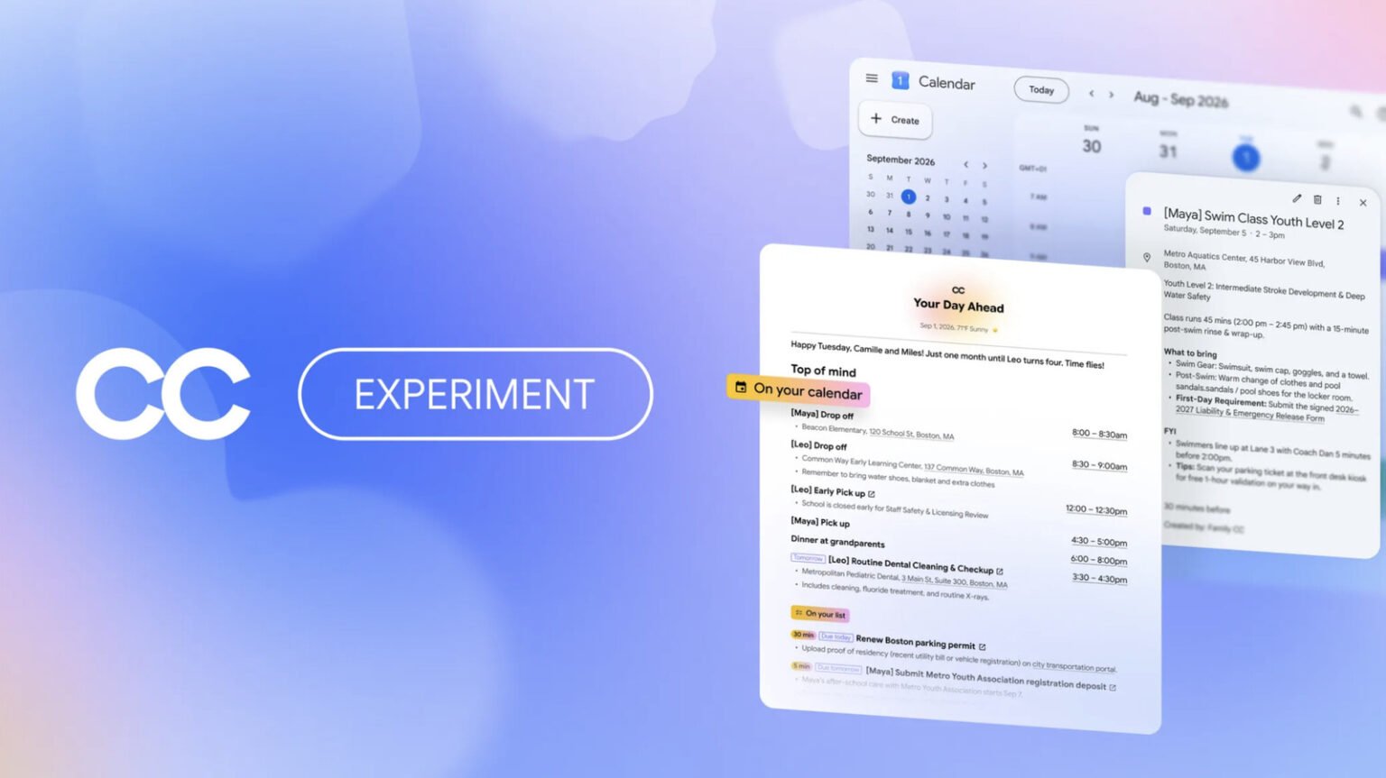 Google's revamped CC is an AI agent for families and groups