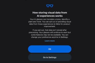 How to stop Meta training its AI models on your smart glasses' visual data