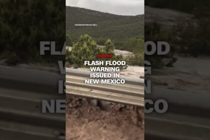 Flash flood warning issued in New Mexico