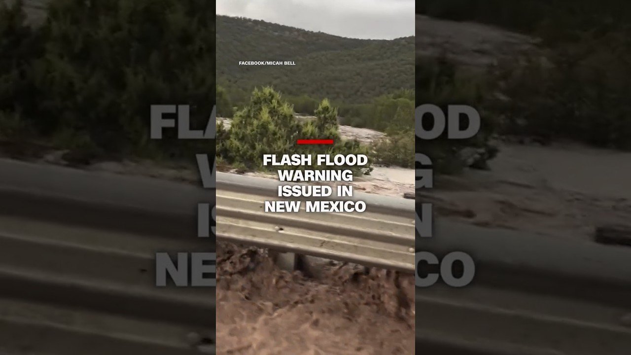 Flash flood warning issued in New Mexico