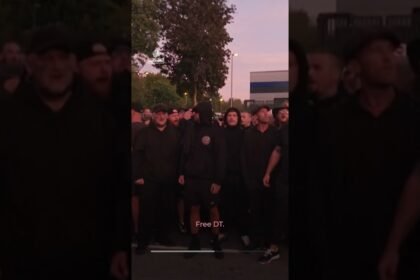 Protests in UK after arrest of far-right activist Daniel Thomas | AJ #shorts