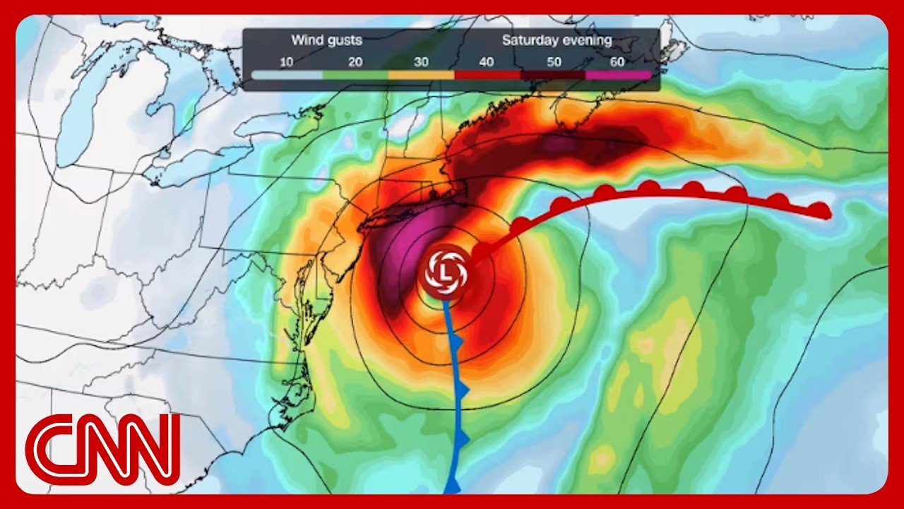 Nor'easter storm strengthens as it zeroes in on Atlantic shores