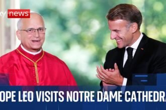 Pope Leo visits Notre Dame Cathedral | Watch live