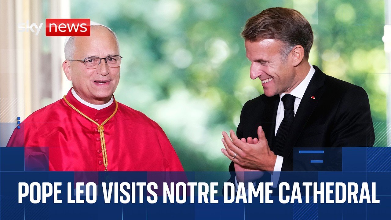 Pope Leo visits Notre Dame Cathedral | Watch live