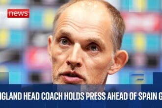 England head coach Thomas Tuchel speaks to media ahead of Nations League game