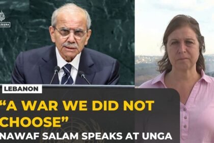 Lebanon PM tells UN his country is in a war it did not choose